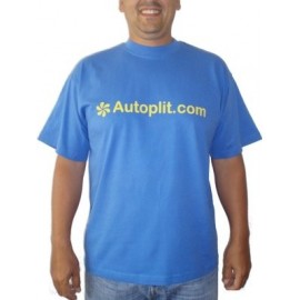 Camiseta Manga Corta color Azulin