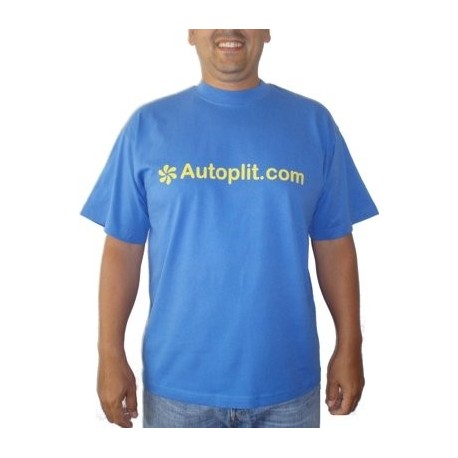 Camiseta Manga Corta color Azulin